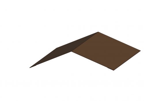 Hřebenáč rovný, RŠ 310 mm, délka 2 m - RAL 8028 tmavě hnědá