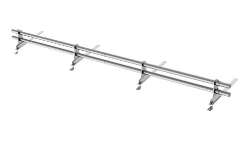 CEDA SET trubková zábrana 240 cm plech 350/20 - Barva antracit RAL 7016