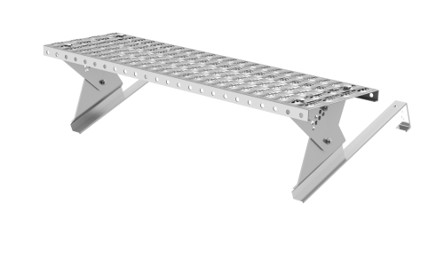 CEDA SET střešní lávka 80cm pálené a bet. krytiny - Barva černá RAL 9005