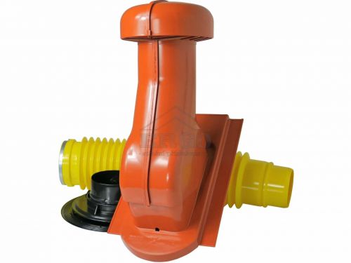 ERGO - Odvětrávací komplet pro Bobrovku od šíře 180 mm - Barva cihlově červená