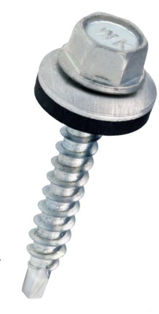 Farmářský šroub s Al podložkou 4,8 x 20 mm pozink