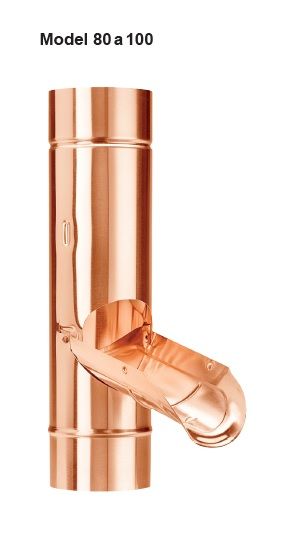 Zachytávač vody KJG, Cu - měď, průměr 80 mm