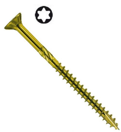 Vrut konstrukční se zápustnou hlavou 6 x 120 mm