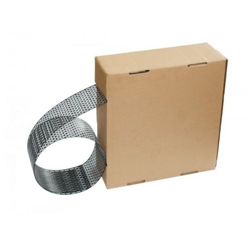 Okapová mřížka 100 mm, (balení po 60 m) - RAL 8019 hnědá