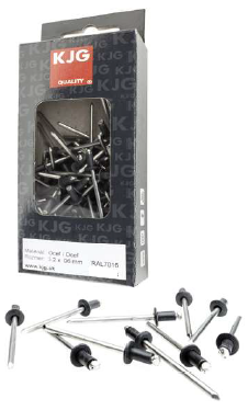 Nýt trhací KJG ocel barevný 4  x 10 mm - RAL 7016 antracit
