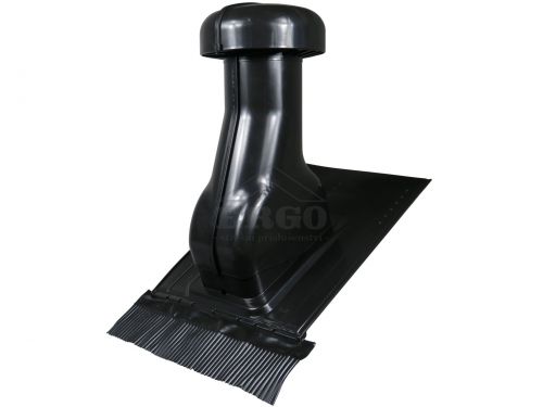 ERGO - Odvětrávací komplet pro pálené a betonové krytiny - univerzální - Barva černá