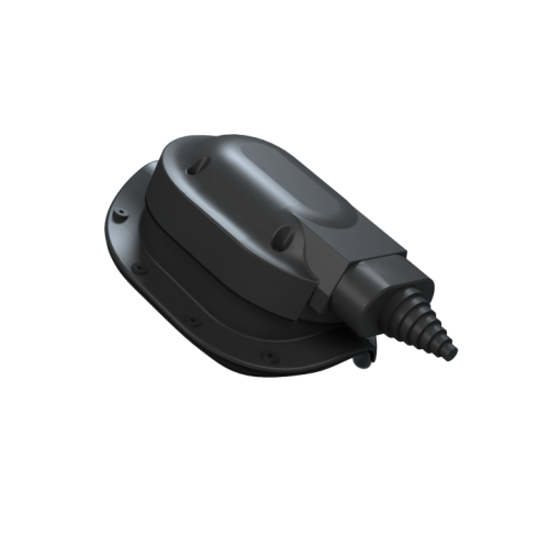 Solární průchodka pro profilované krytiny - S48 - Barva černá RAL 9005