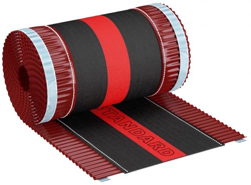 Hřebenový pás ROLL STANDARD 310mm, prodej od 1m - Barva višňová RAL 3011