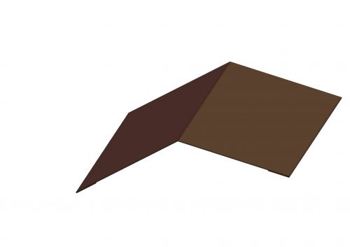 Hřebenáč rovný, RŠ 250 mm, délka 3 m - RAL 8028 tmavě hnědá