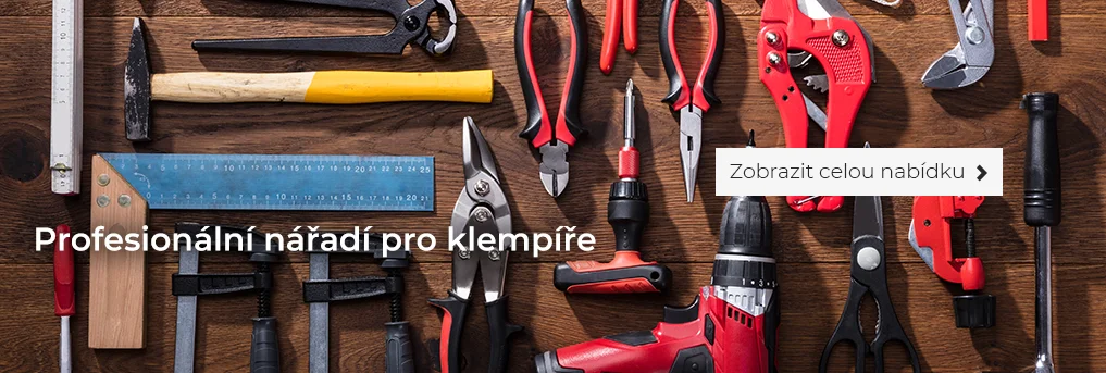 Profesionální nářadí pro klempíře